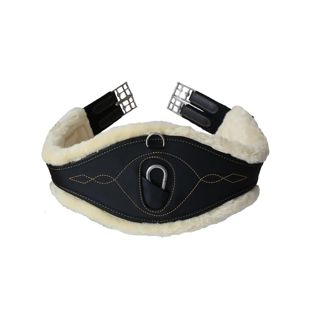 Sottopancia A Caramella Con Pelo Kentucky Nero