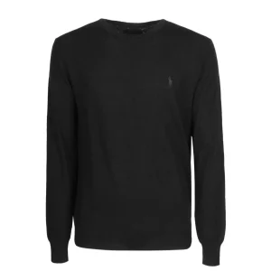 Pullover In Lana Uomo Nero