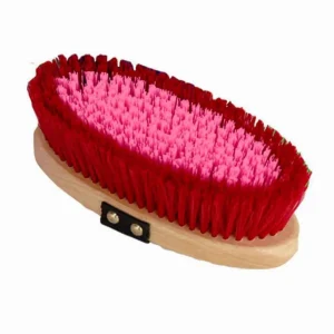 TATTINI BRUSCA IN PVC CON DORSO IN LEGNO Multicolor per spazzole e pulizia cavallo