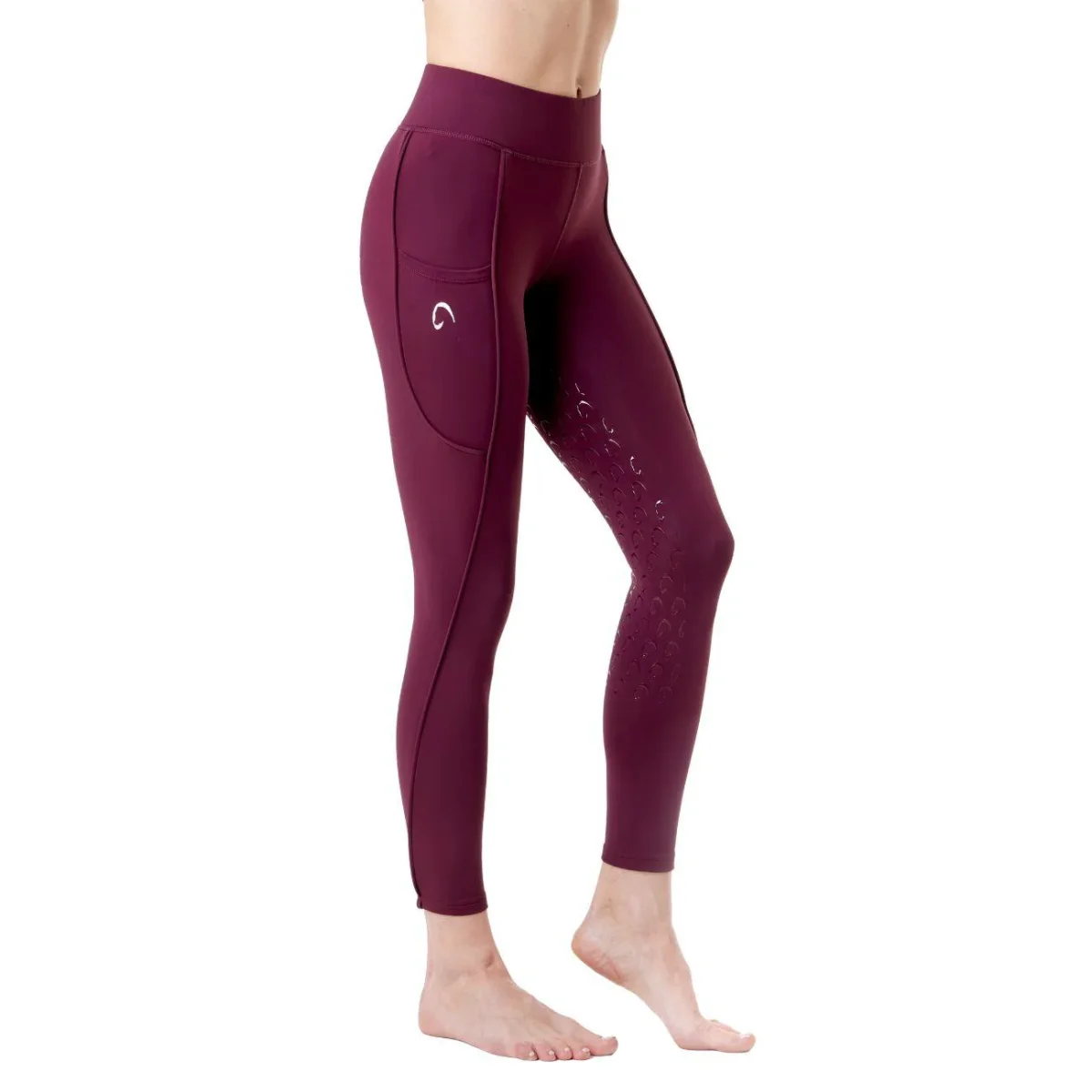 Leggings Donna Full Grip Mascheroni Bordeaux - immagine 7