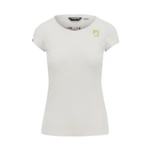 Tshirt Loma Donna Cloud Dancer Hot Coral Vintage