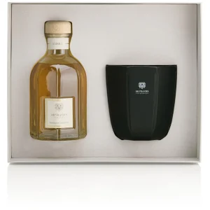 Gift Box Fragranza Ambra 500Ml Con Candela