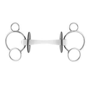 SPRENGER Nathe 3-Ring Bit 20Mm With Flex. Mullen Mouth Sprenger Nathe - Imboccature Speciali