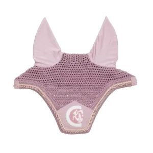 KENTUCKY FLY VEIL WELLINGTON 3D LOGO KENTUCKY Light rose cuffie antirumore - antimosche