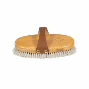 GROOMING DELUXE Overall Brush Body Shine Grooming Deluxe Brown nan Spazzole E Pulizia Cavallo