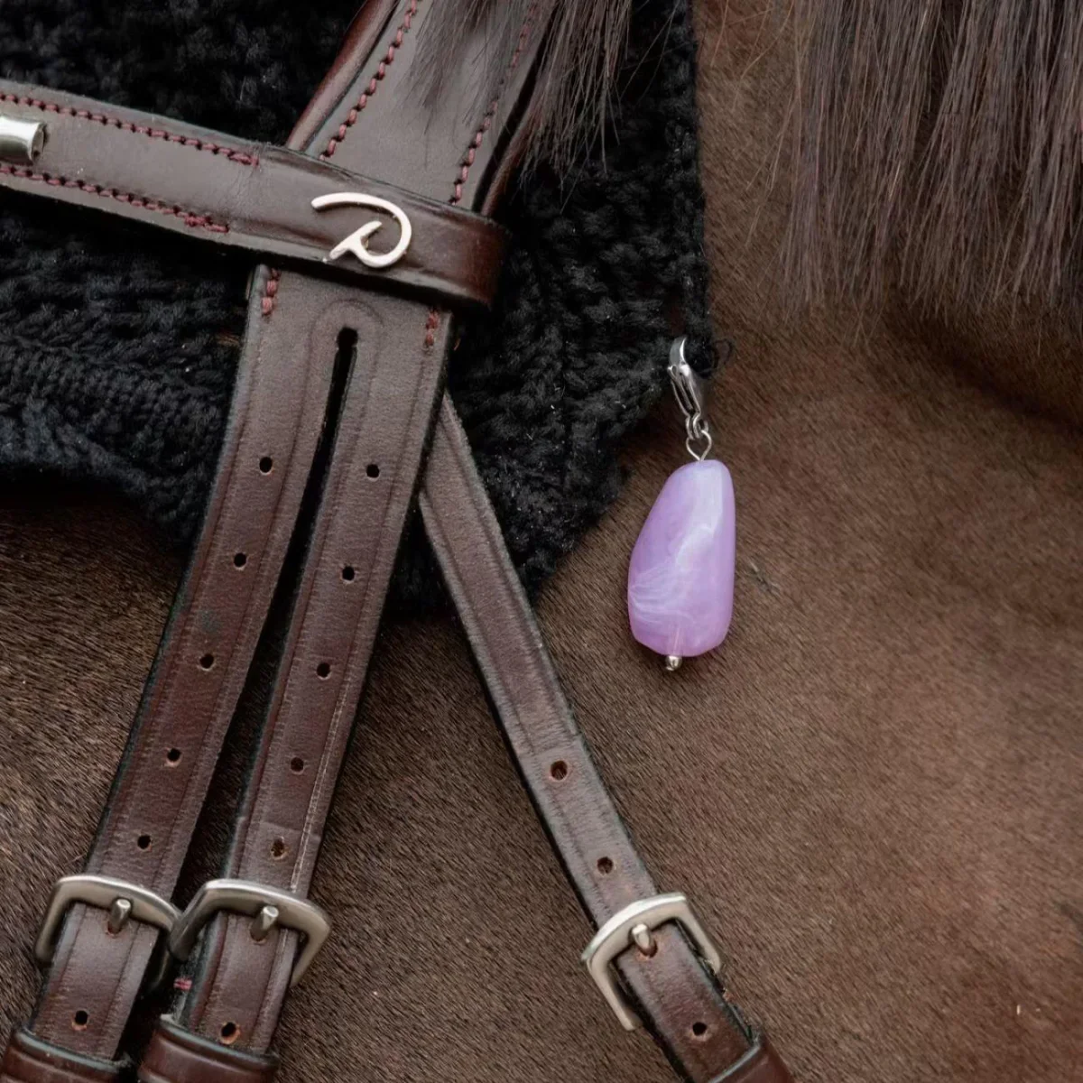 Portafortuna Lucky Charm Stone Kentucky Lilla - immagine 3