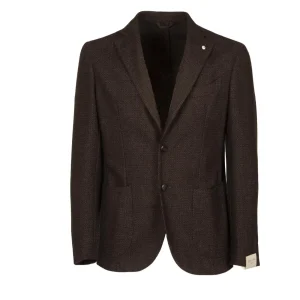 Giacca Microfantasia Uomo Moro