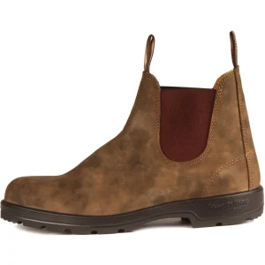 Stivaletti Chelsea In Pelle Uomo Rustic Brown