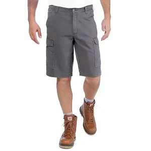 Carhartt Rugged Flex Rigby Cargo Short 11" Grigio corto cargo in canvas elasticizzato