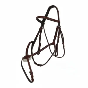 Testiera In Cuoio Con Capezzino Messicano Mascheroni Marrone