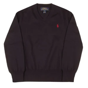 Pull Con Scollo A V Bimbo Blu Navy