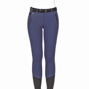 EQUILINE 09EQ-N08975002BLU Blu nan PANTALONI DA EQUITAZIONE 09EQ