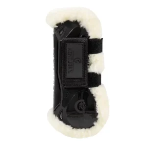 KENTUCKY VEGAN SHEEPSKIN TENDON BOOTS VELCRO KENTUCKY Nero protezioni arti cavallo