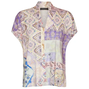 T-shirt Stampata In Viscosa