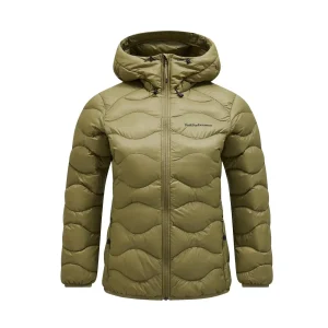 Bomber Helium Down Donna Snap Green