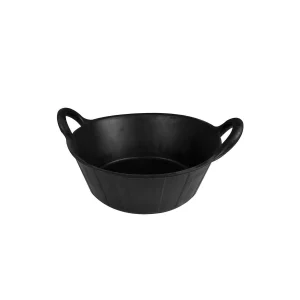 AMAHORSE MANGIATOIA IN GOMMA DA TERRA CON MANICI 20L Nero MANGIATOIE VA00046