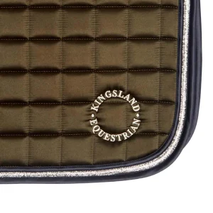KINGSLAND SOTTOSELLA DA DRESSAGE IN RASO E LUREX MOD.KLSELENA KINGSLAND Verde sottosella