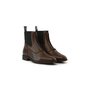 DY'ON SHORT BOOTS FRONT ZIPPER DY'ON Marrone STIVALETTI E BOOTS