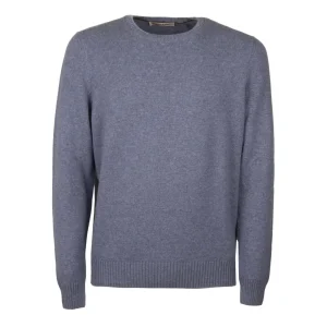 Maglia In Cashmere Uomo Azzurro