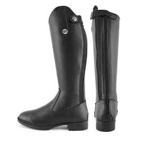 Derby Stivali Da Equitazione In Pelle Sintetica Nero stivali da equitazione in pelle sintetica
