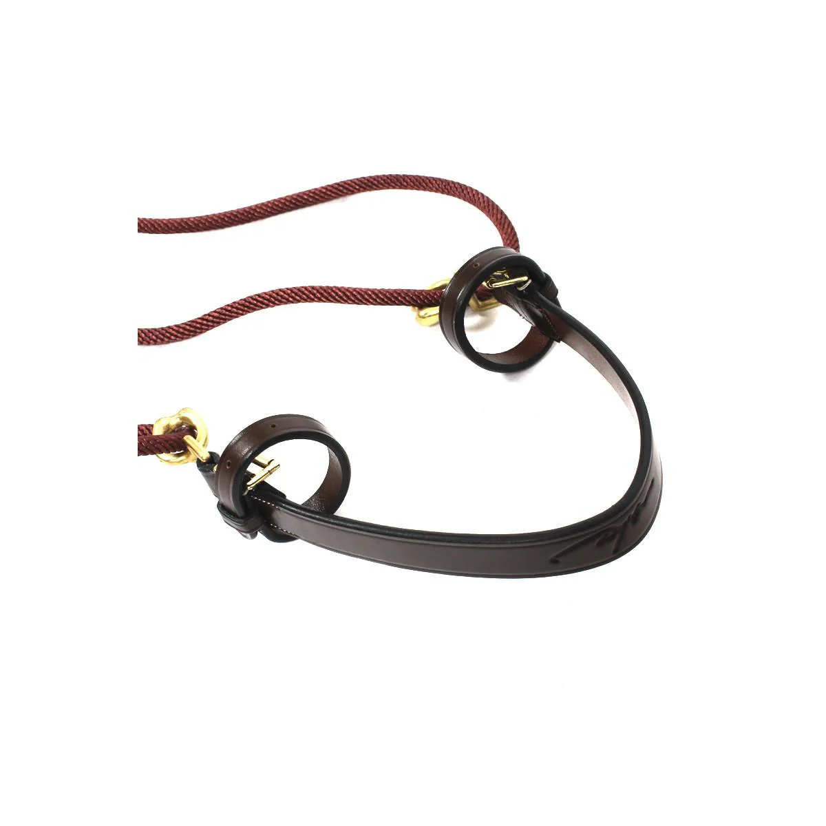 DY'ON GOGUE CUOIO+CORDA TUBOLARE DYON Marrone GOGUE E ABBASSATESTA - immagine 4