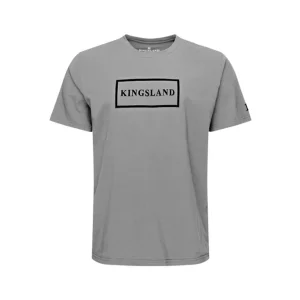 KINGSLAND T-SHIRT UOMO A GIROCOLLO KLCAELIUS Grigio abbigliamento da equitazione
