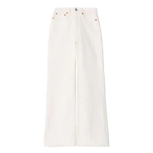 Jeans 70S Ultra High Rise Donna Vintage White