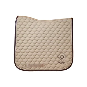 GROOMING DELUXE Saddle Pad Grooming Deluxe Dressage Beige nan Sottosella Dressage