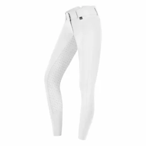ELT Pantaloni Da Equitazione D. Micro Sport, Con Inserto In Sili WHITE PANTALONI DA EQUITAZIONE 3239702WHITE
