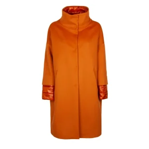 Cappotto Luxury Wool Donna Arancio