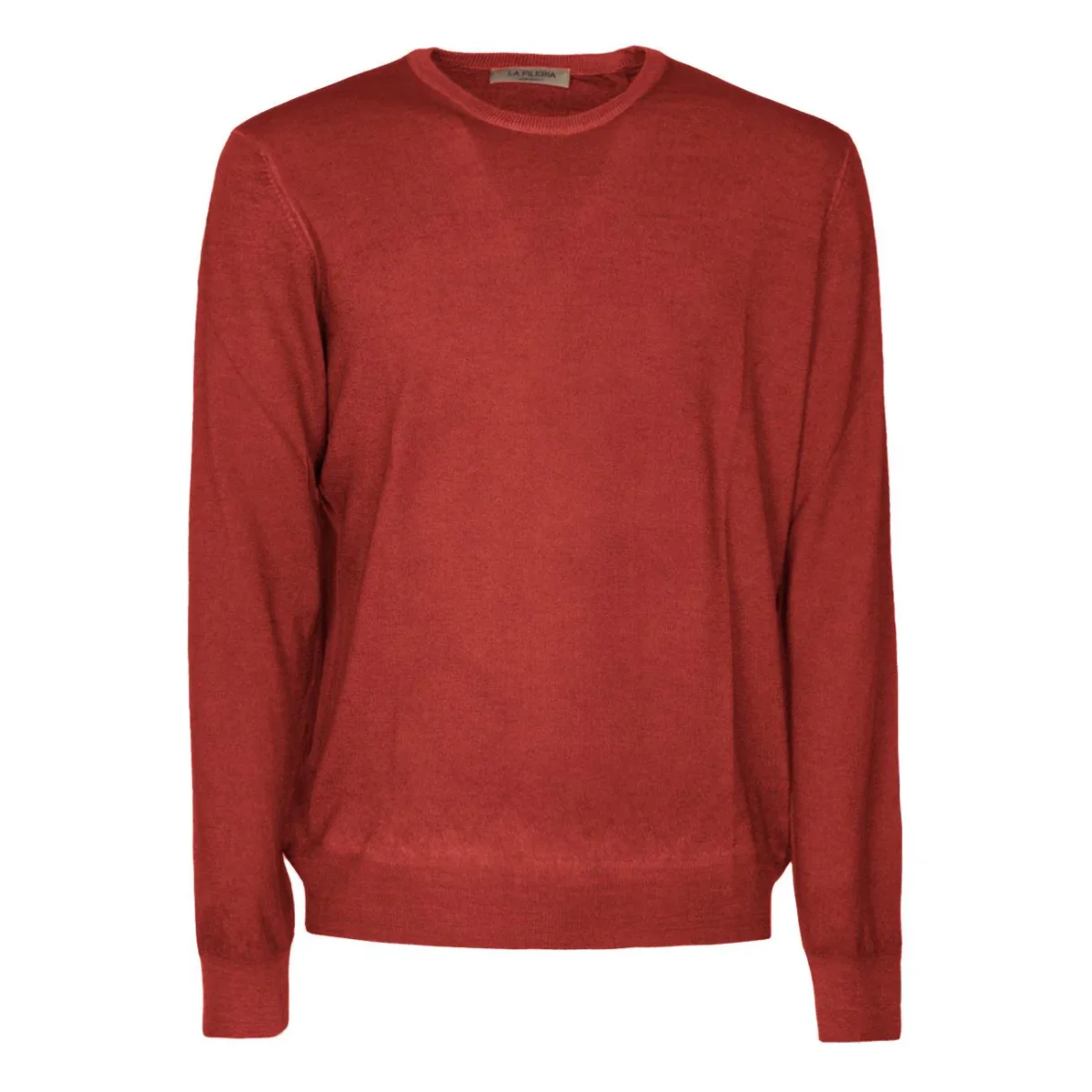 Pullover Merinos Uomo Rosso