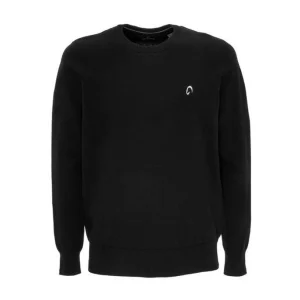 Pullover Girocollo Da Uomo Casual Mascheroni Nero