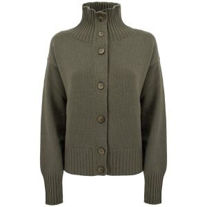 Cardigan Collo Alto