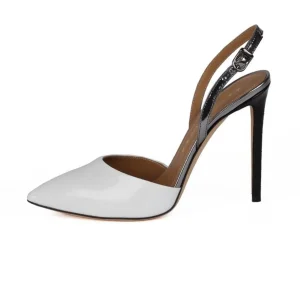 Décolleté In Vernice Donna Bianco