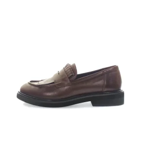 Mocassini Siena Con Frangia Donna Testa Di Moro