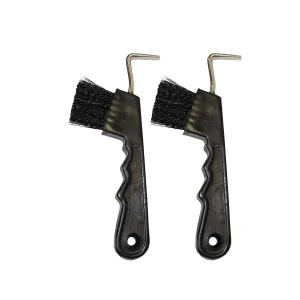 Sartore Pulisciunghie Con Spazzolino Gancio 2Pz Nero Cura Dello Zoccolo