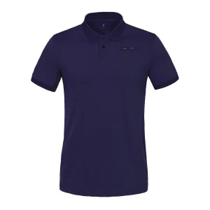 KINGSLAND POLO U. MANICA CORTA MOD.LONYX Blu polo da equitazione