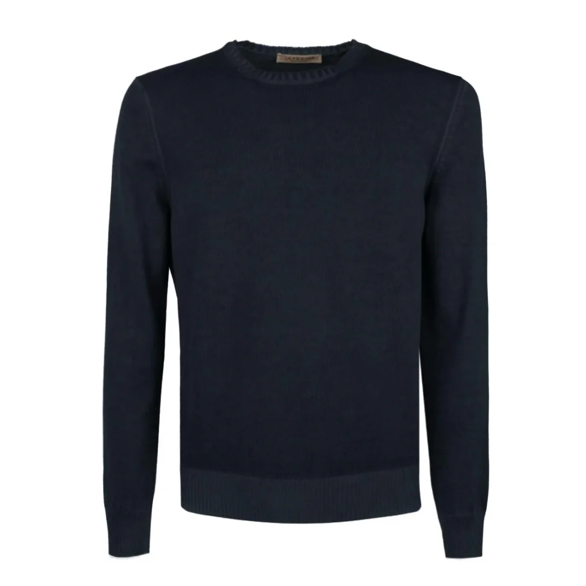 Pullover Tinto In Capo Uomo Blu Navy