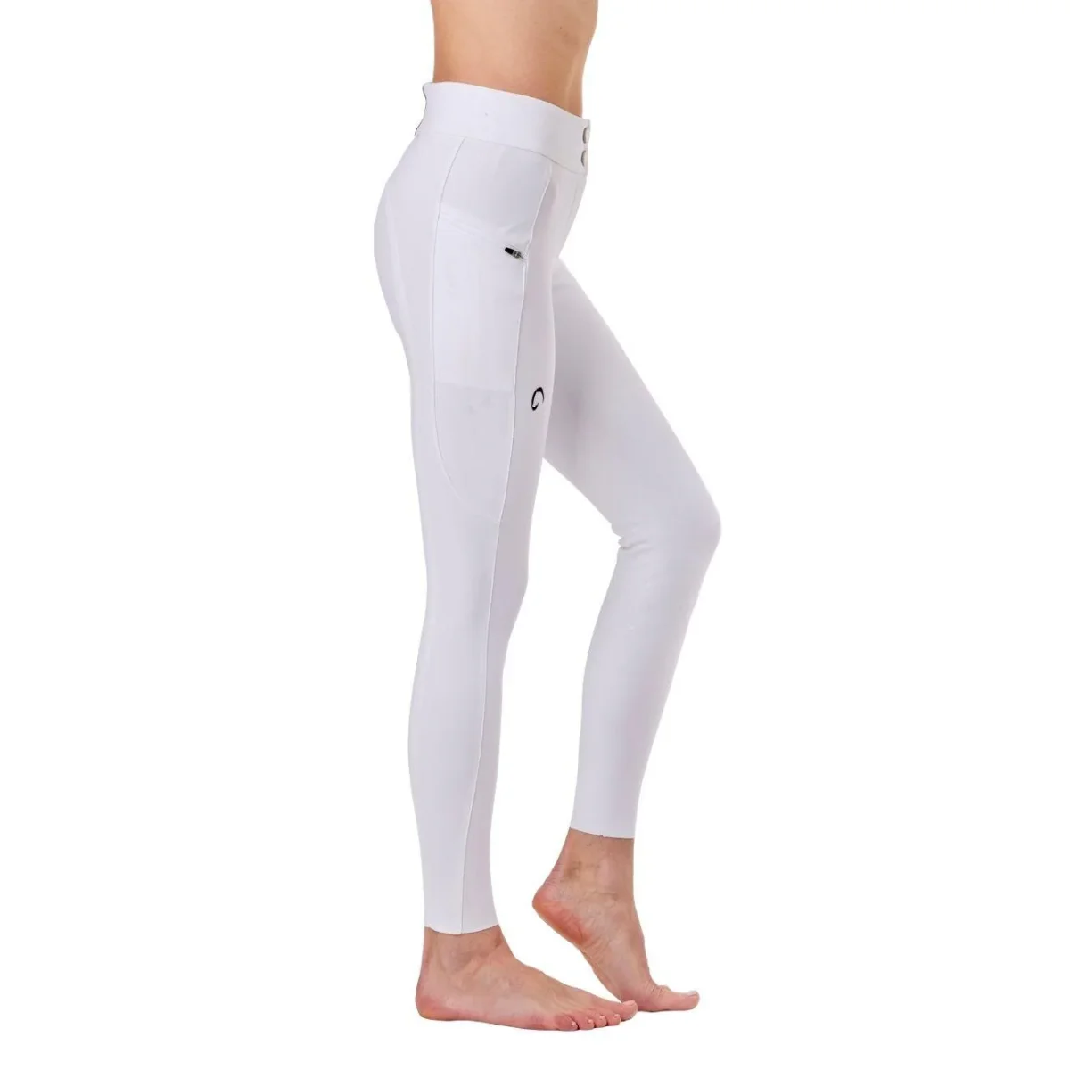 Pantalone Da Donna Half Grip Venezia Mascheroni Bianco - immagine 9
