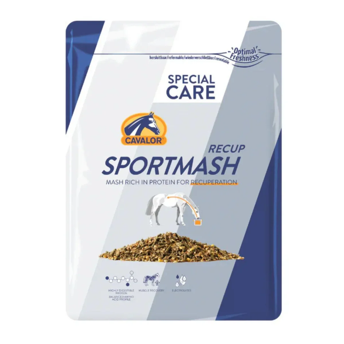Cavalor Cavalor Sportmash Recup 1.5Kg Neutro 1.5 kg - mash proteico per recupero