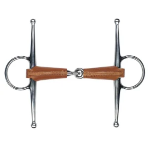 Filetto Ad Aste Spezzato In 2 Canna Cuoio Marrone Feeling