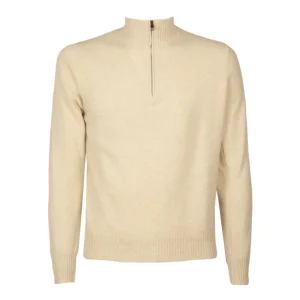 Maglia In Lana E Cashmere Uomo Beige