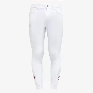 Cavalleria Toscana Pantaloni Da Equitazione 31CT-PAK026JE2030001WHITE Bianco