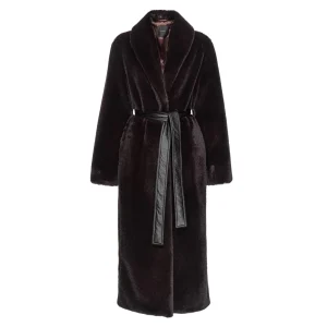 Cappotto Comore In Similvisione Donna Marrone