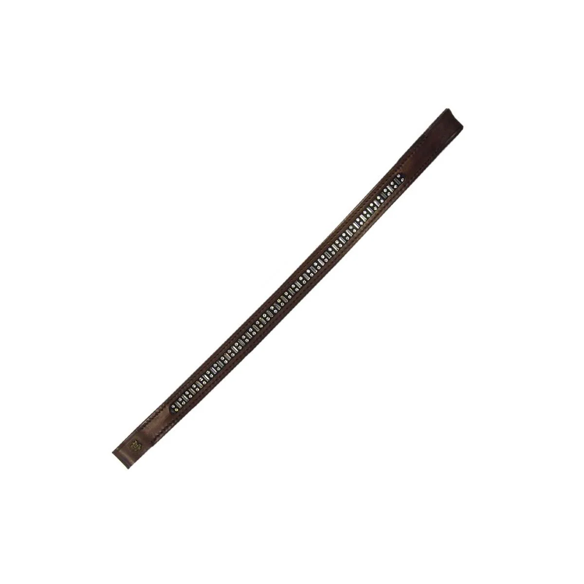 Dobert Frontalino 3 File Swarovski Marrone Frontalini