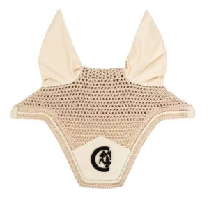 KENTUCKY FLY VEIL WELLINGTON 3D LOGO KENTUCKY Beige cuffie antirumore - antimosche