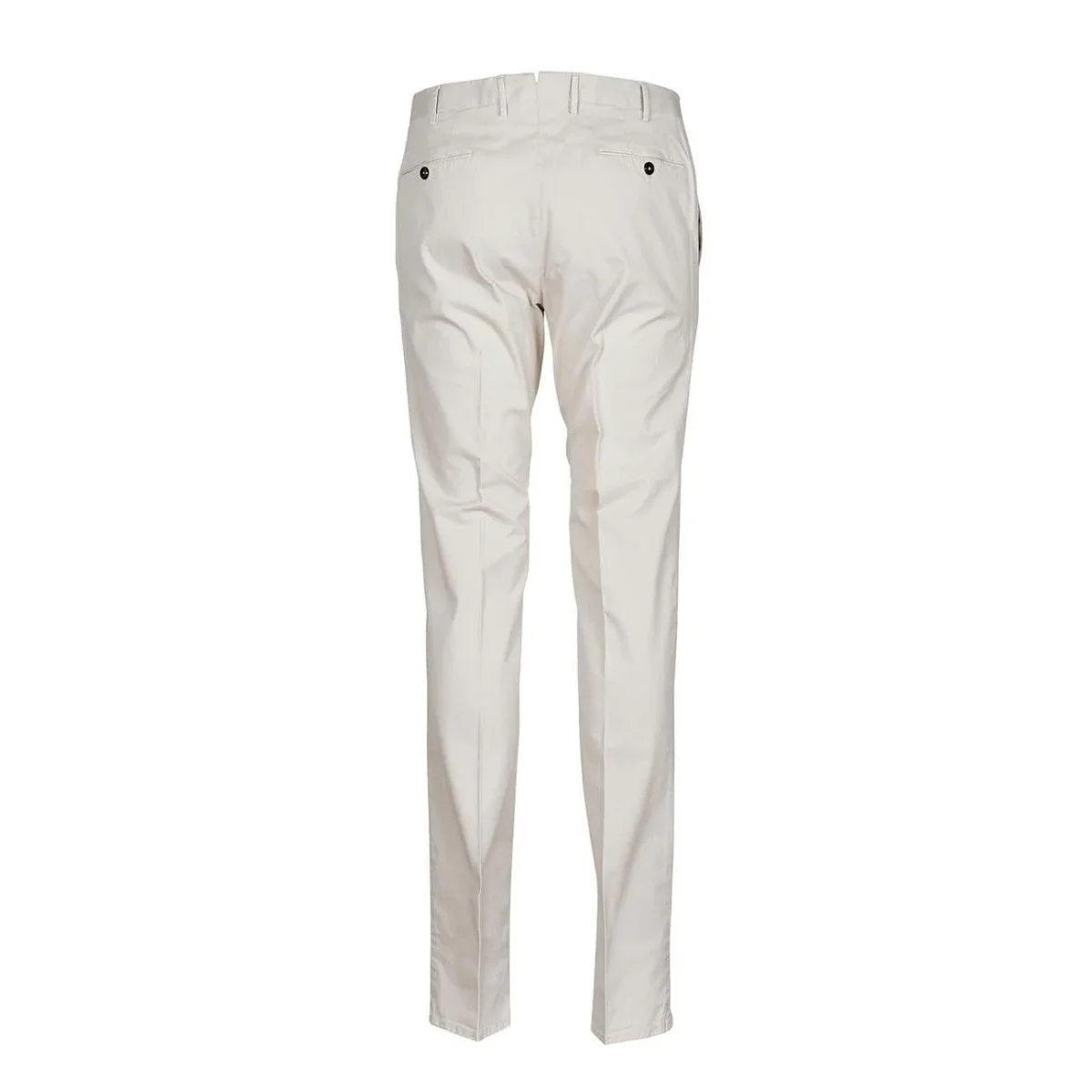 Pantalone Superslim Tasche A Filo Uomo Avorio - immagine 3