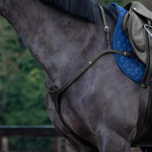 DY'ON PETTORALE IN CUOIO A Y CON PONTE LUNGO CLASSIC COLLECTION Nero PETTORALI