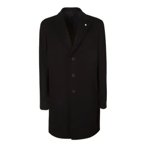 Cappotto U.Monopet. Tasche Oblique Lana/Cash. Brando