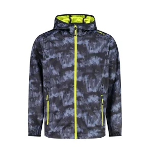 Giubbotto Impermeabile Bimbo Blu Acido